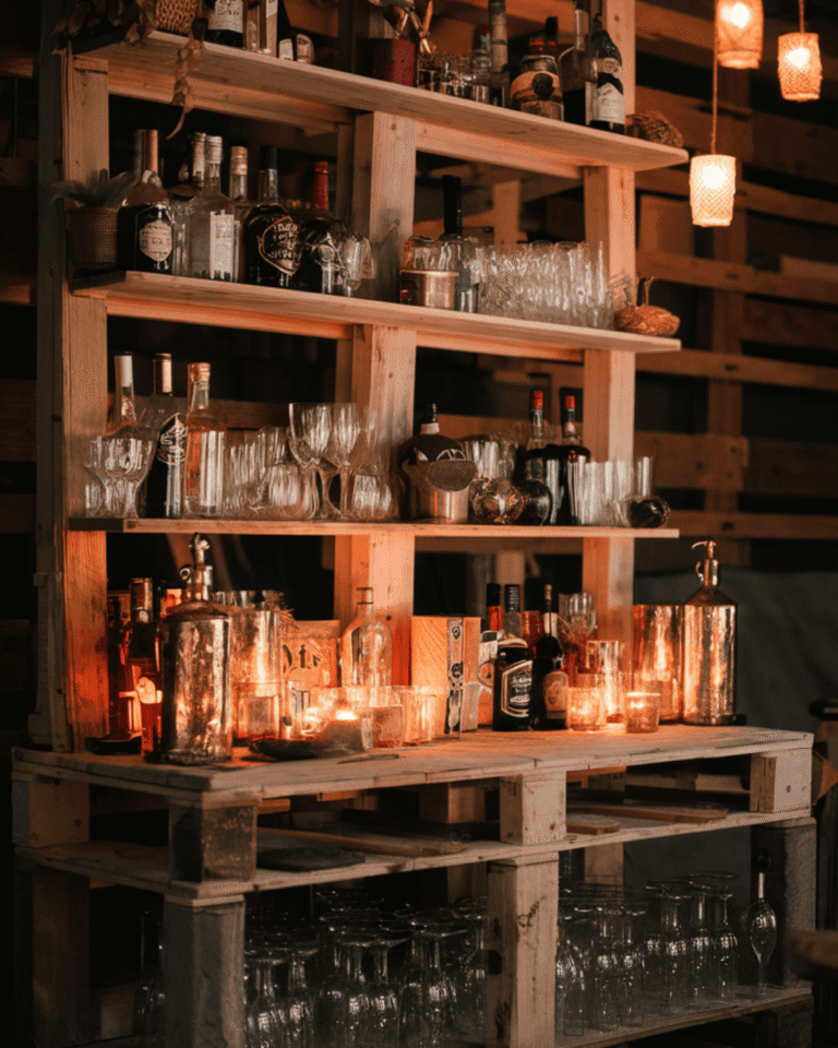 Outdoor Pallet Bar