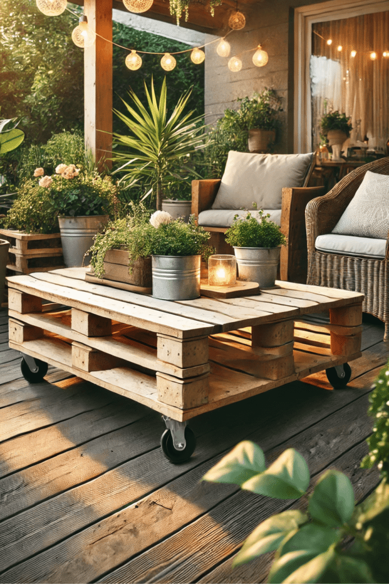 Rustic Pallet Coffee Table