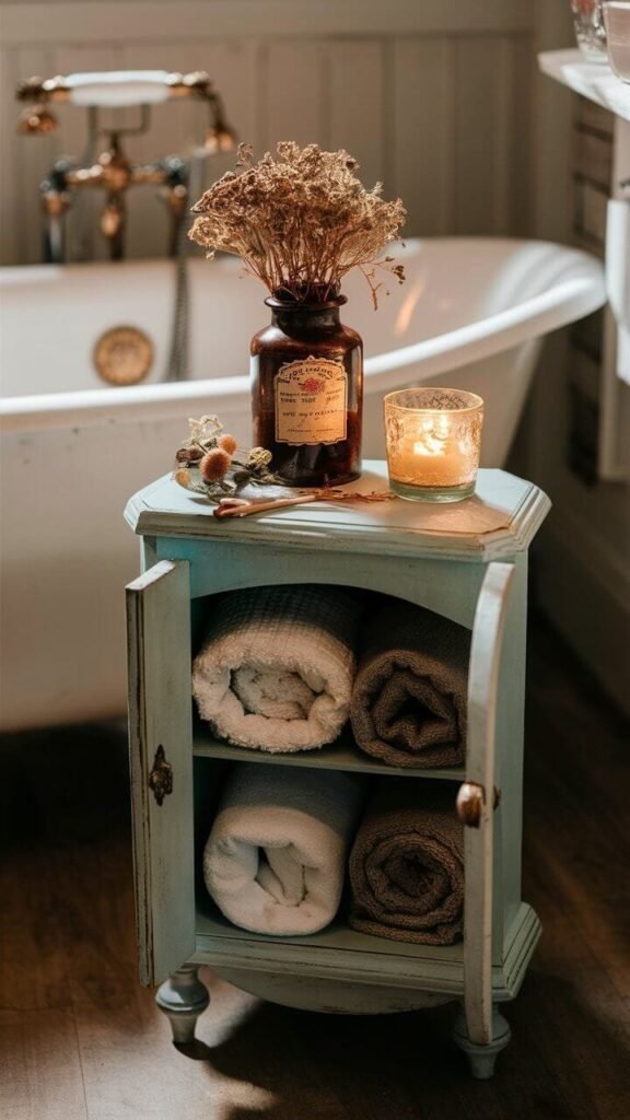 Vintage cabinet look