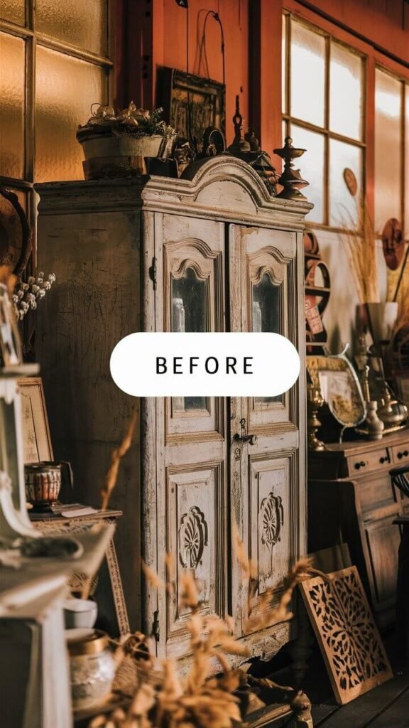 Vintage Cabinet Look