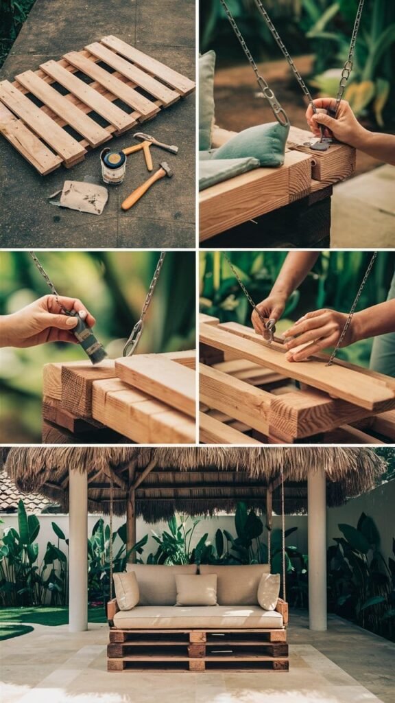 Pallet Swing Sofa