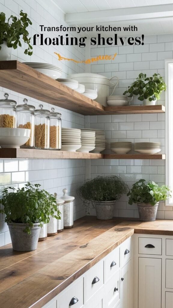 floating shelves storage