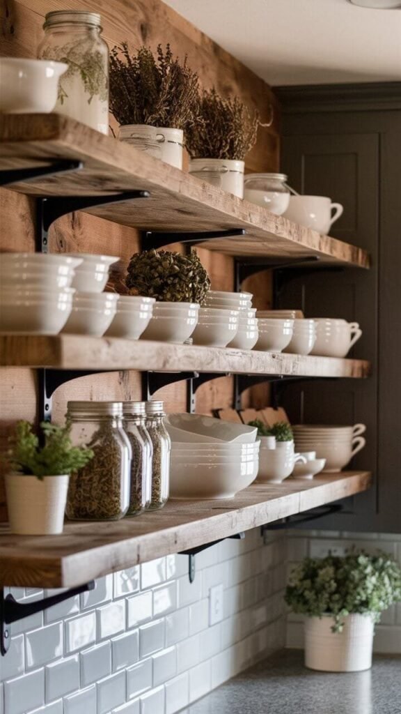 open shelving ideas