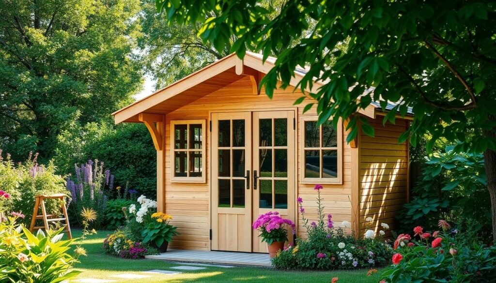 Arched Roof Garden Shed