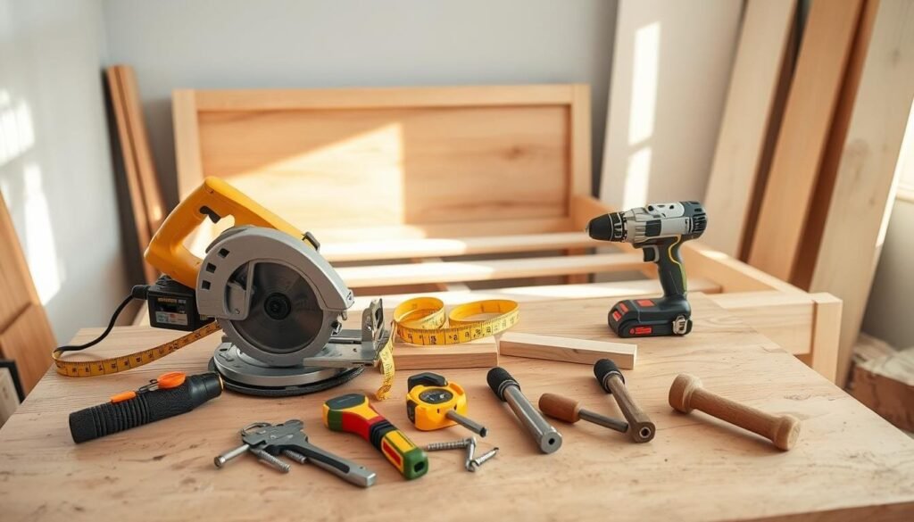 DIY bed frame tools