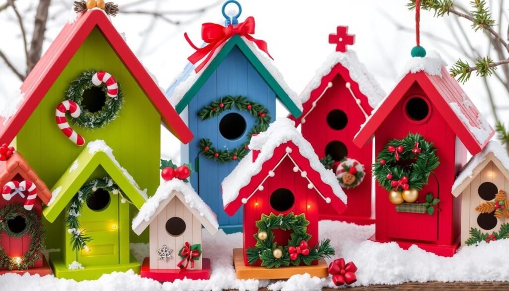 Festive Birdhouses