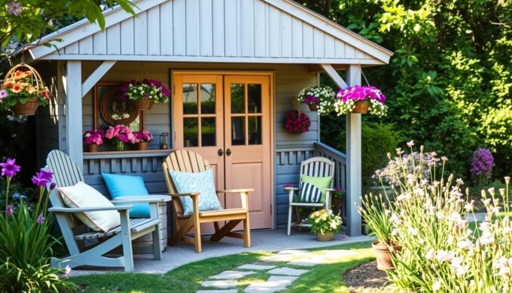 Garden Hut Decorating Ideas Garden Hut Decorating Ideas