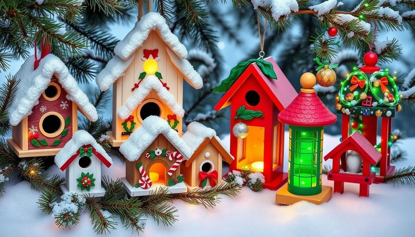 Holiday Birdhouses