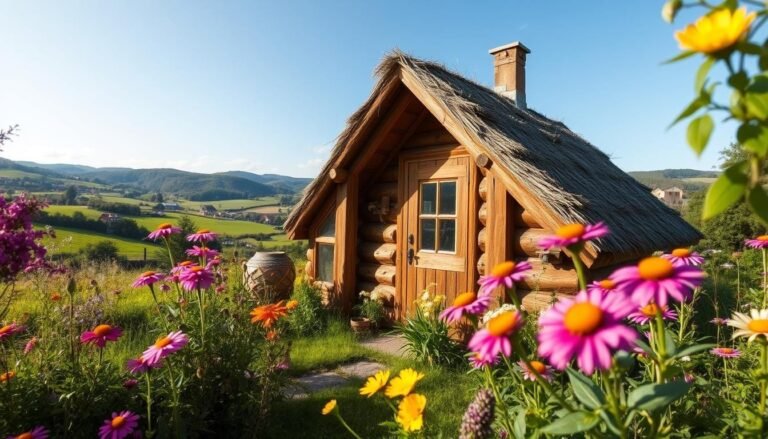 Rustic Garden Huts