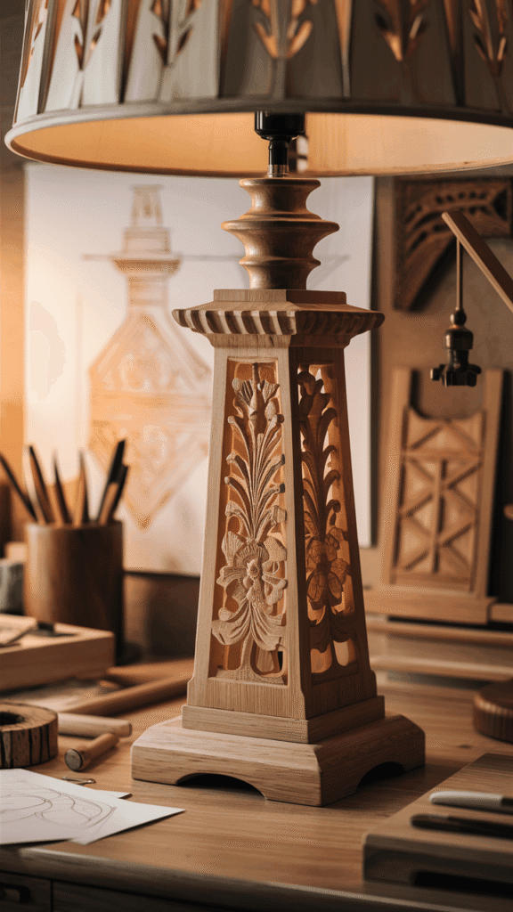 Wooden Lamp
