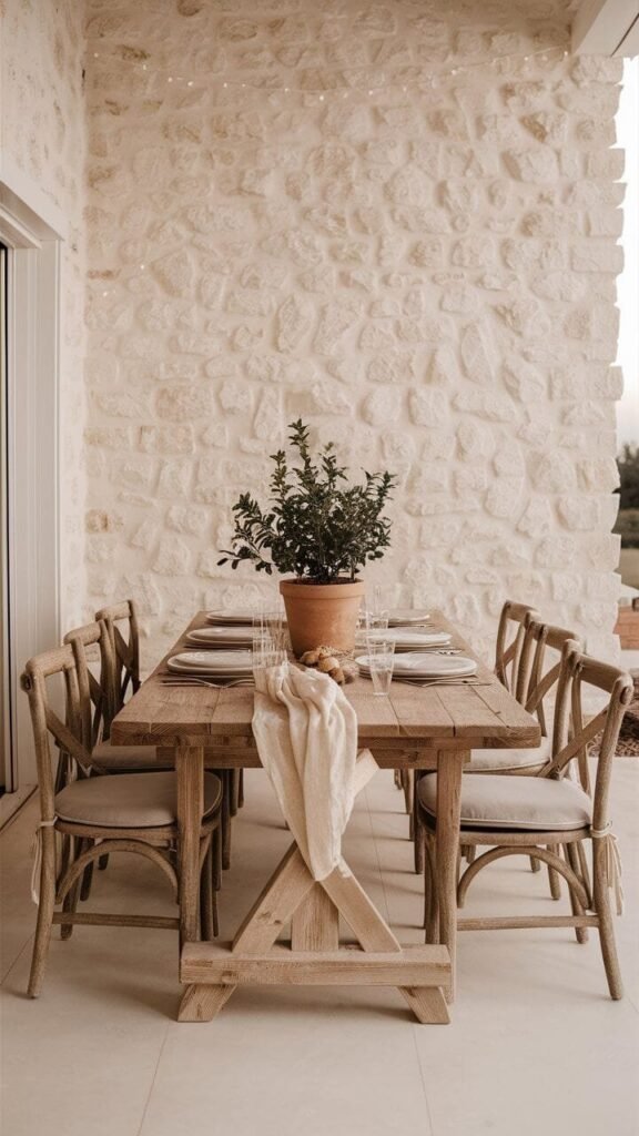 Rustic Outdoor Table