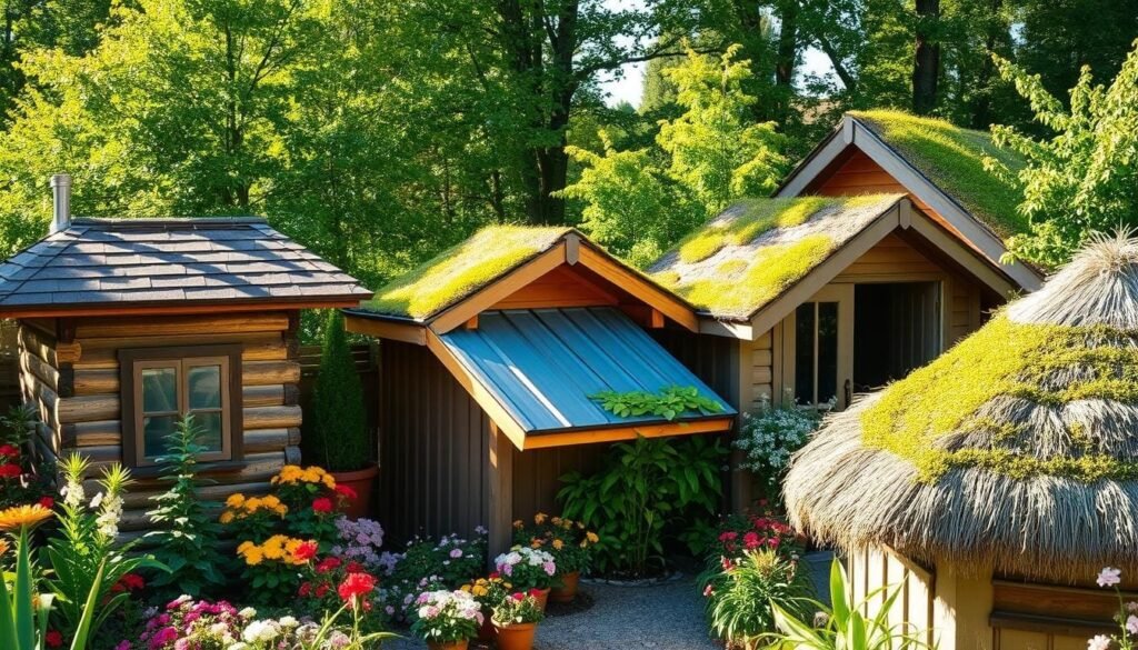 garden shed roofing materials