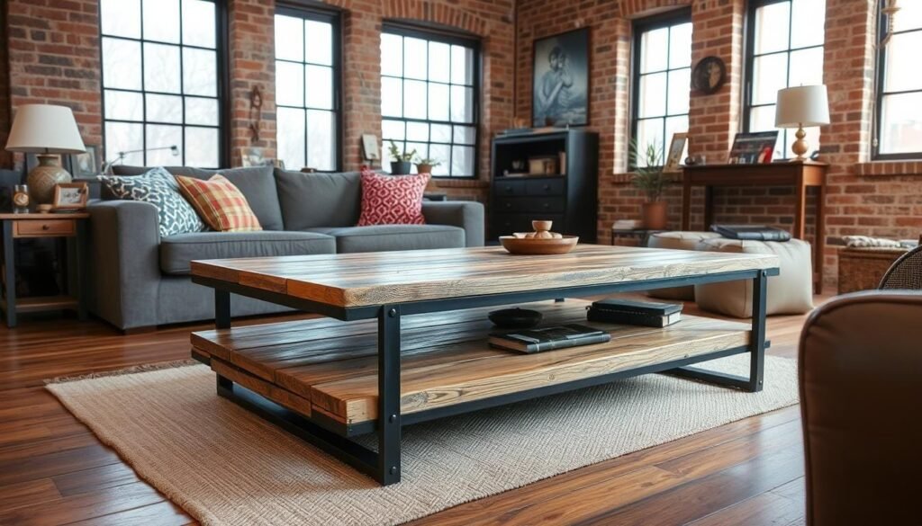industrial coffee table