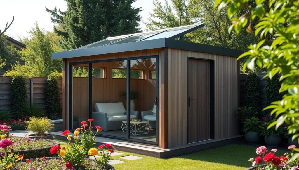 modern garden shed
