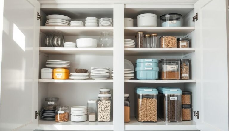 organize kitchen cabinets