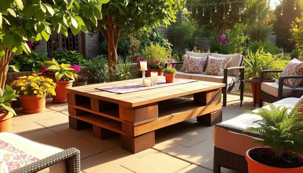 DIY outdoor coffee table DIY outdoor coffee table
