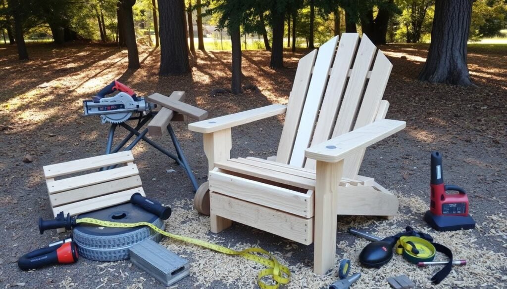 DIY pallet chair construction DIY pallet chair construction