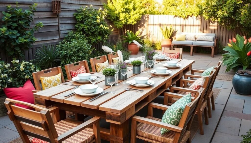DIY pallet dining table DIY pallet dining table