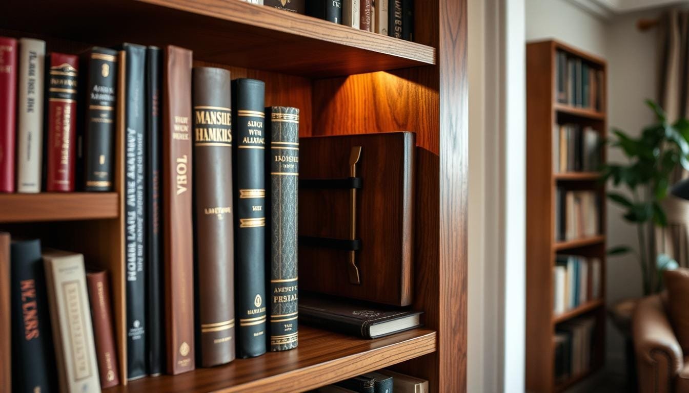Hidden Storage Bookshelf DIY