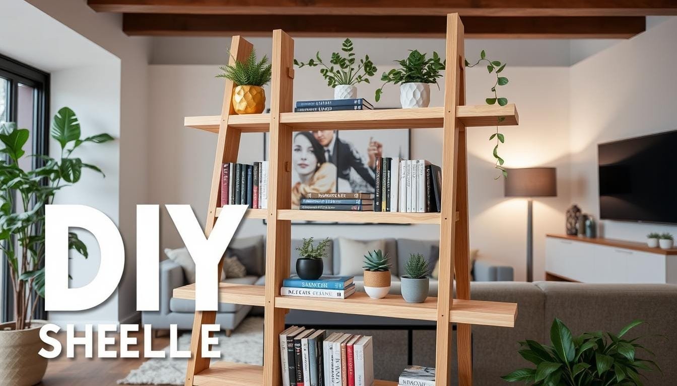 Ladder Shelf DIY