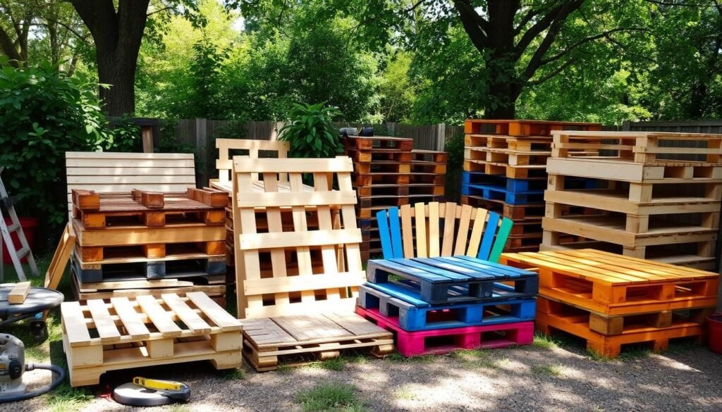 pallet couch preparation