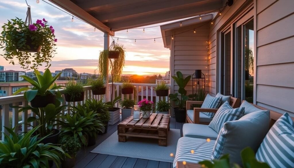 pallet furniture balcony pallet furniture balcony