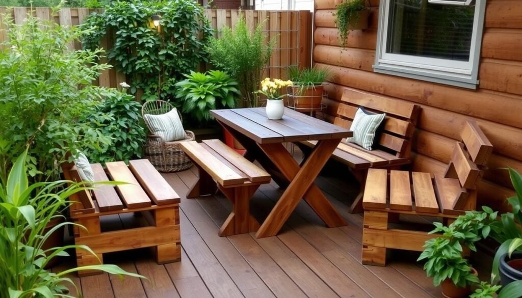 pallet furniture for small patio pallet furniture for small patio