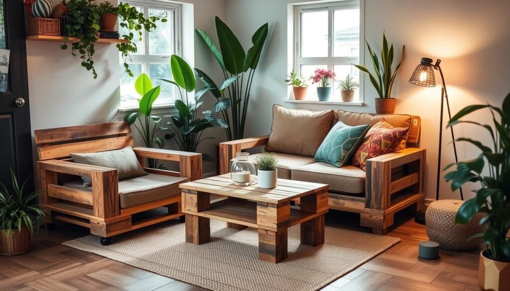pallet furniture small spaces pallet furniture small spaces