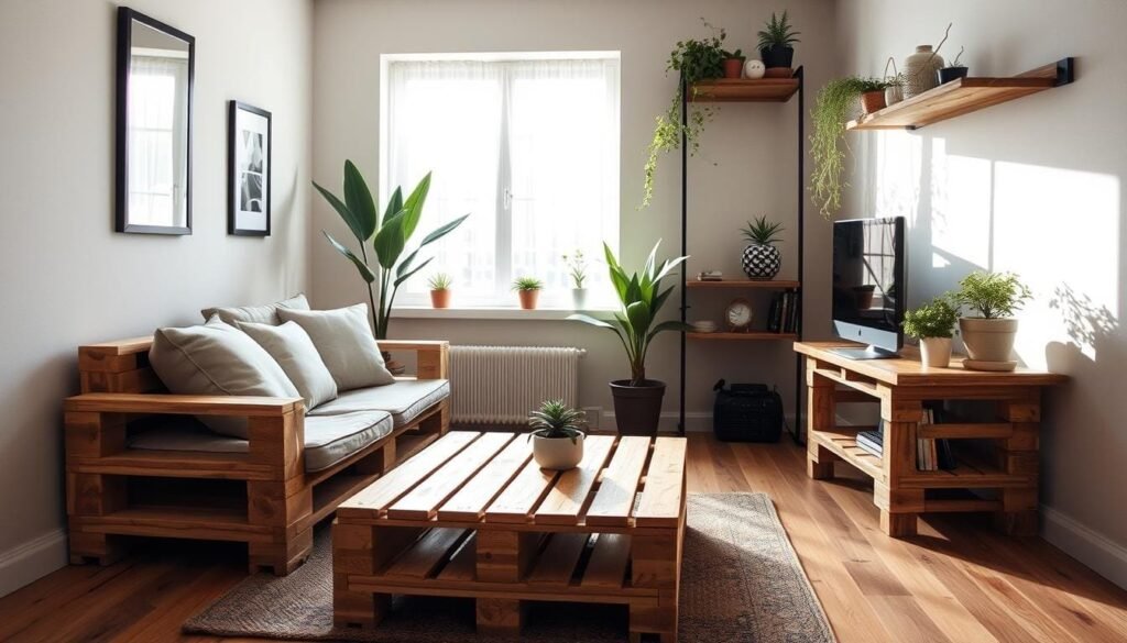 pallet furniture small spaces pallet furniture small spaces