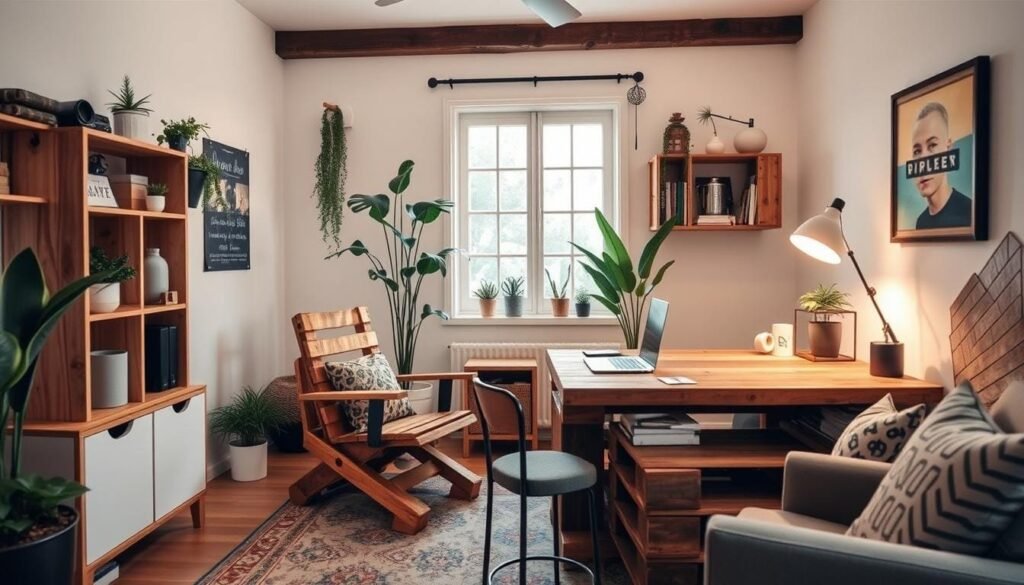 pallet furniture workspace pallet furniture workspace