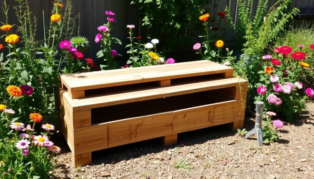 pallet garden bench pallet garden bench