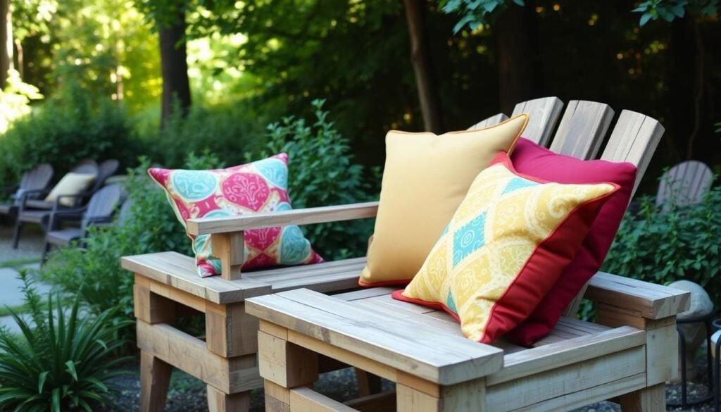 rustic outdoor chair with cushions rustic outdoor chair with cushions