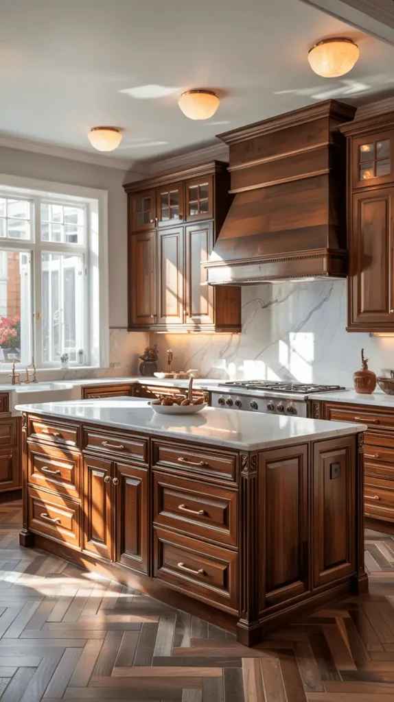 wood kitchen cabinets