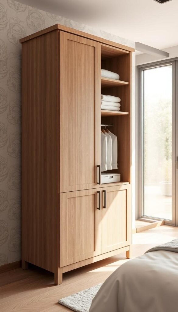 Custom bedroom cabinet for small space organization Custom bedroom cabinet for small space organization