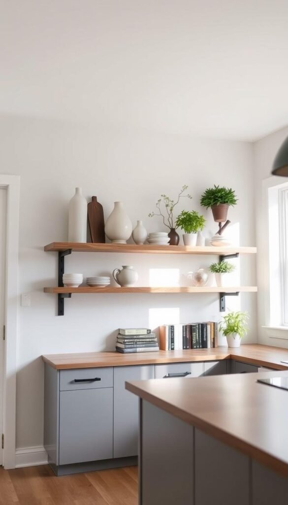 DIY open shelving inspiration DIY open shelving inspiration