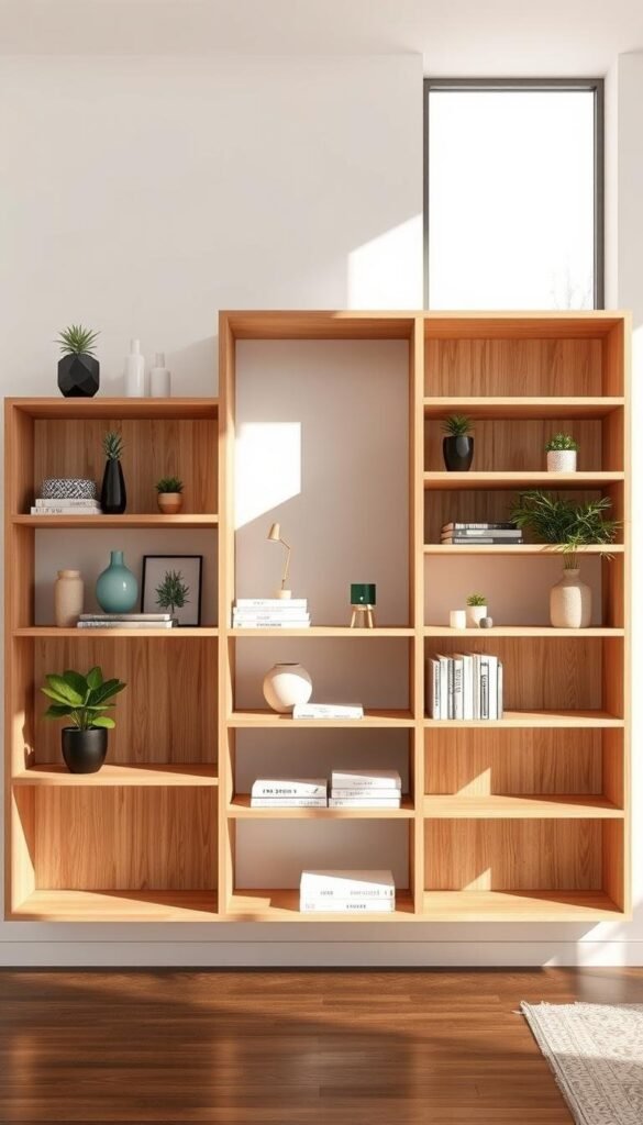 DIY open shelving modular design DIY open shelving modular design