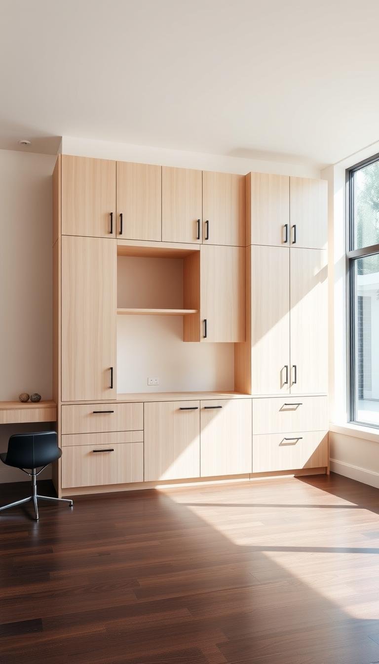 Home Office Minimalist Cabinets