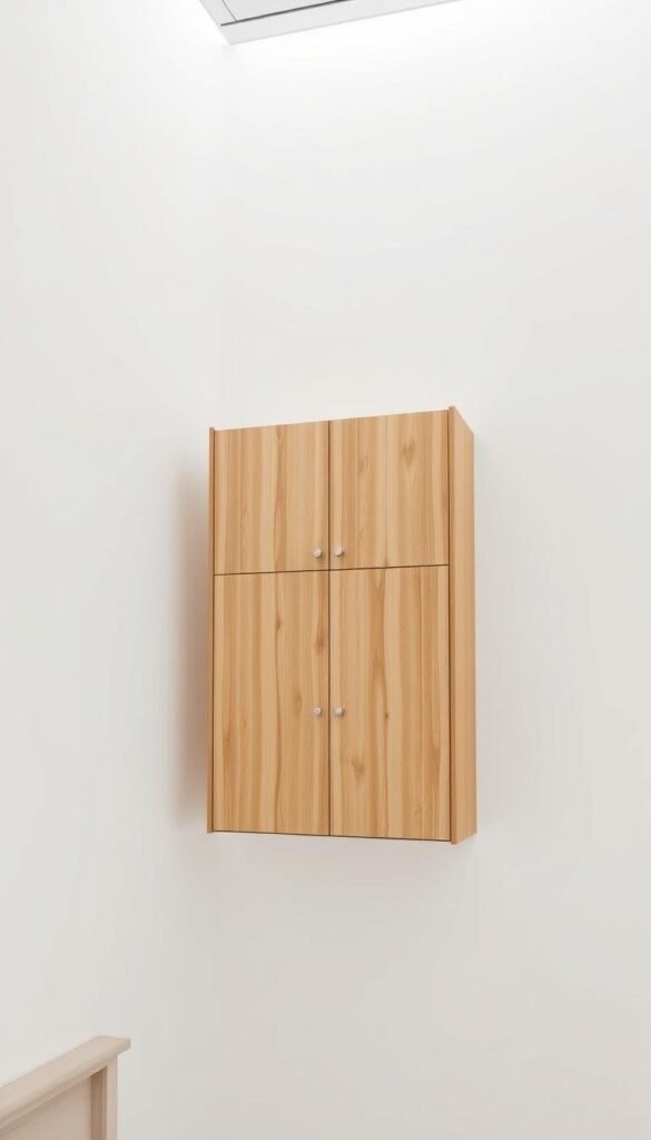 Space-saving wall cabinets Space-saving wall cabinets