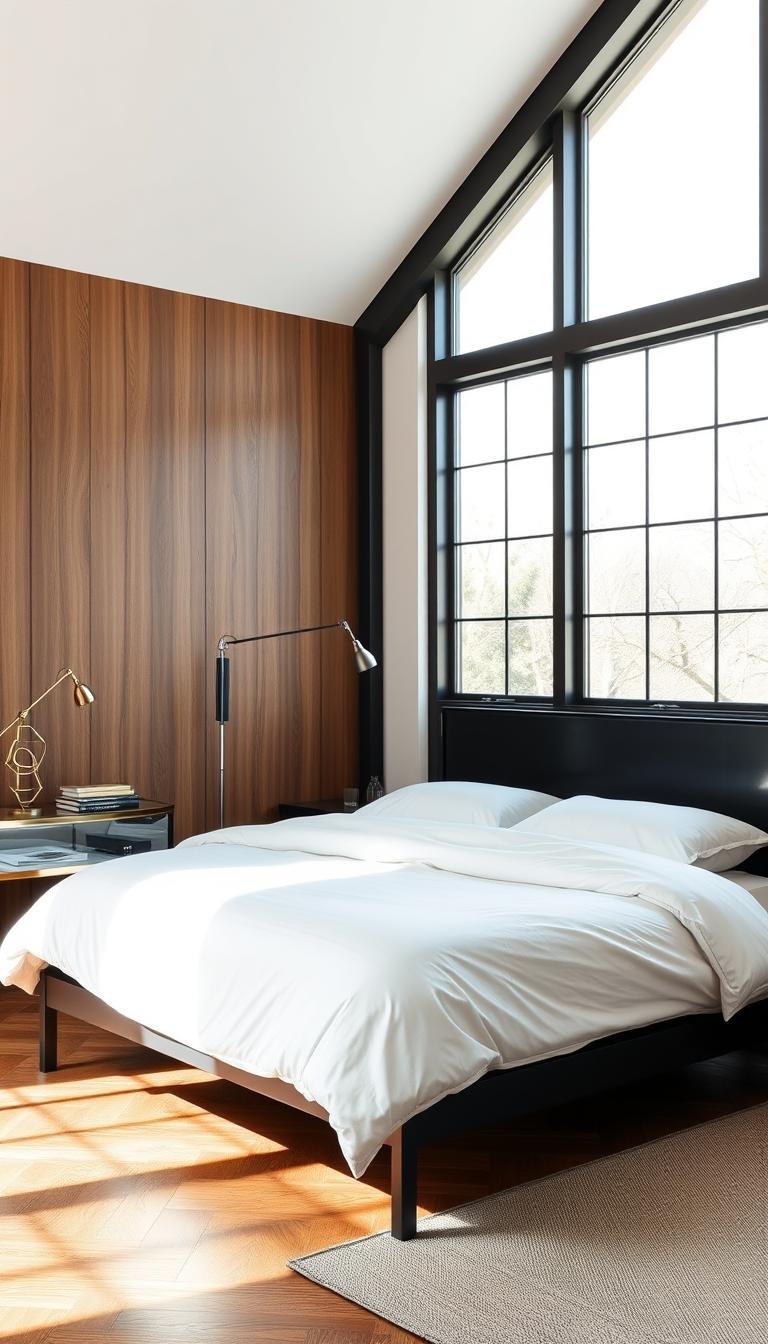 black bedframe bedroom ideas
