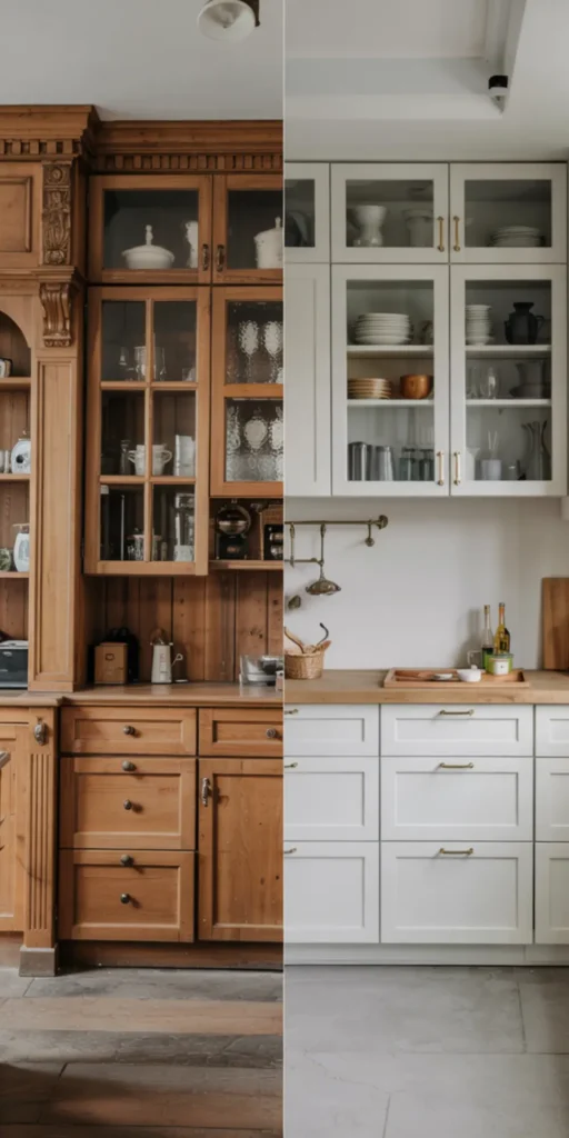 glass kitchen cabinets cost comparison