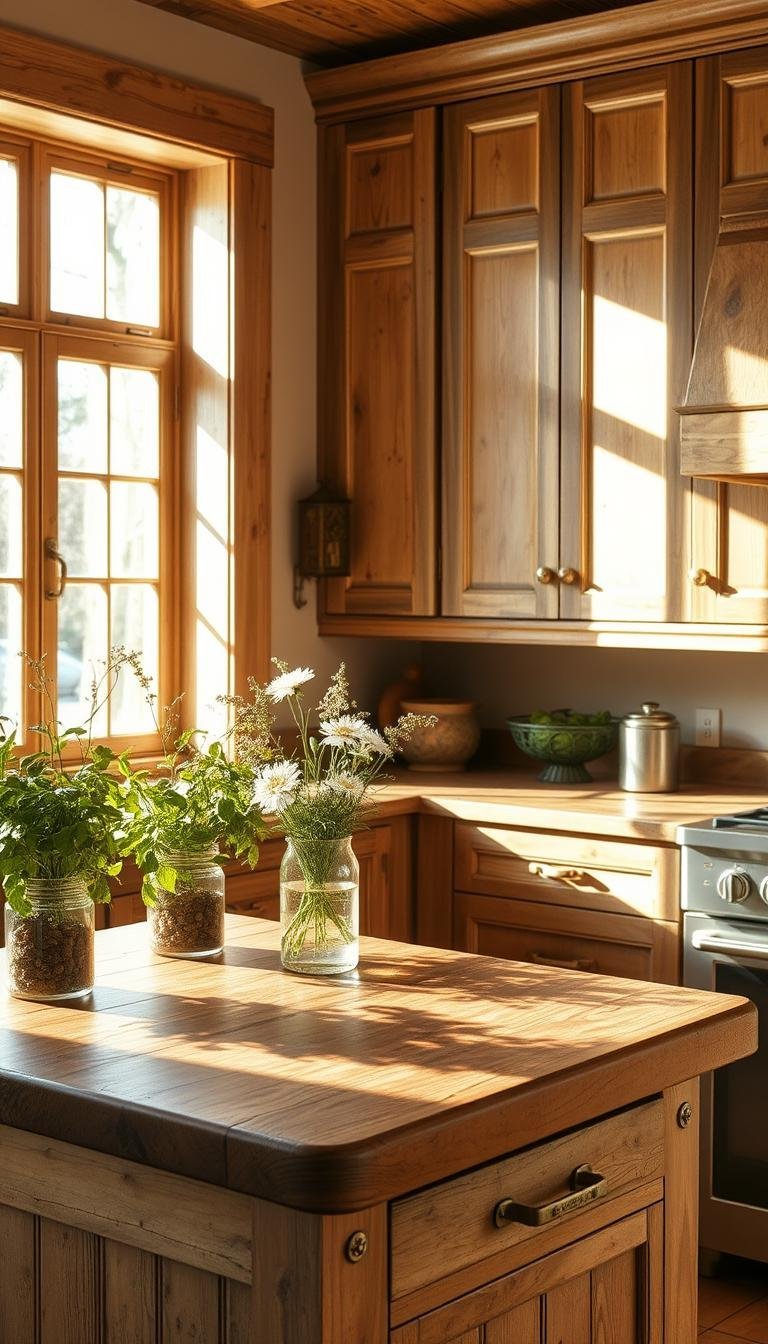 rustic kitchen cabinets