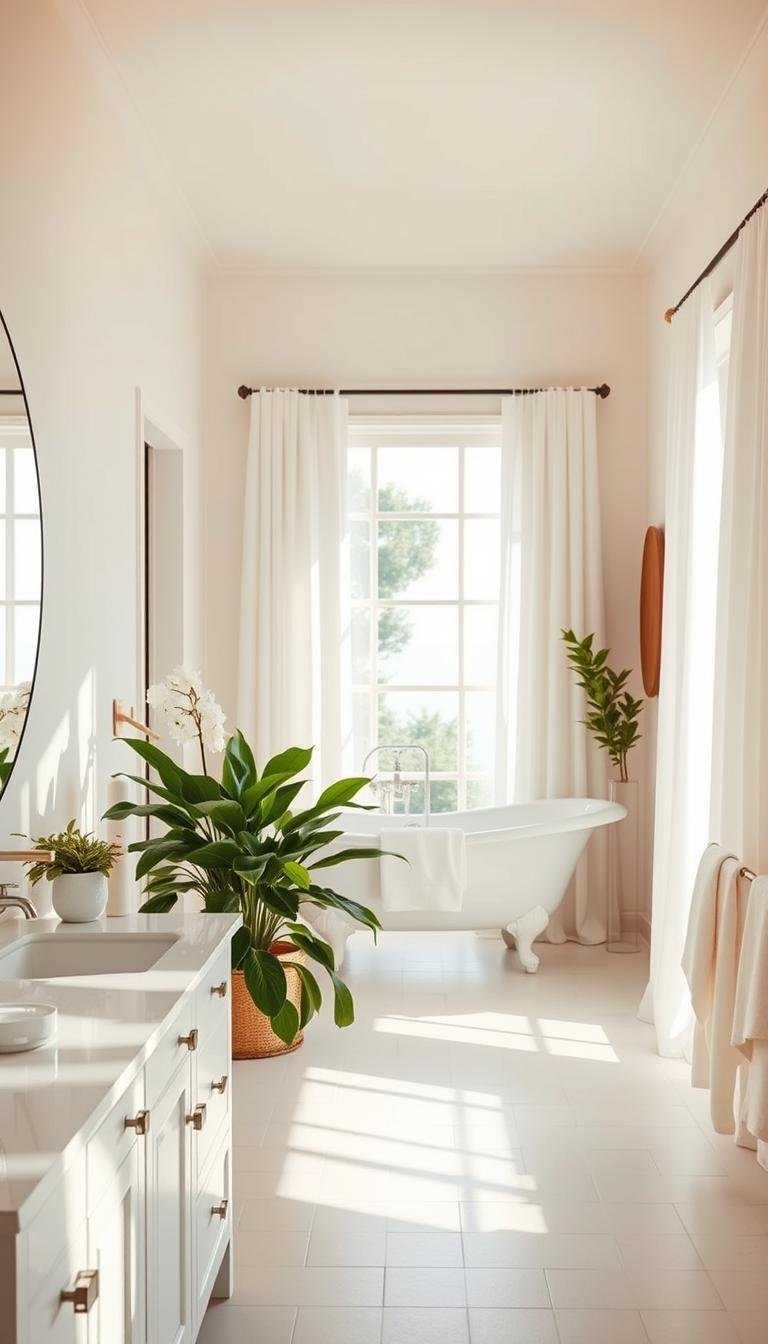 summer home decor bathroom