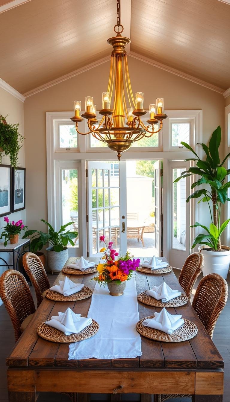 summer home decor dining room