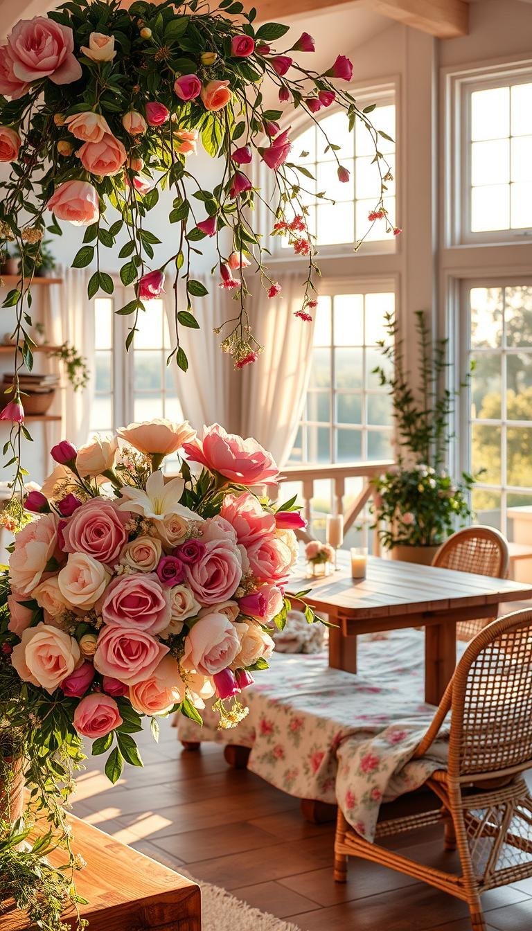 summer home decor floral