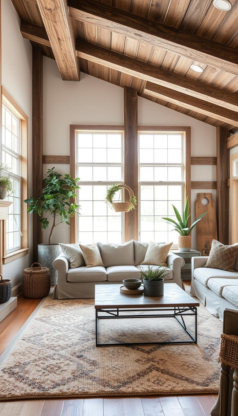 Modern Farmhouse Living Room Ideas You Can Actually Do on a Budget