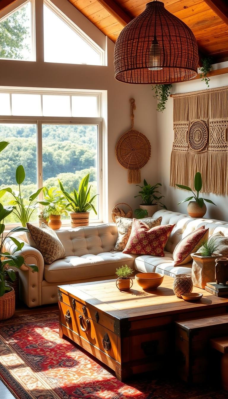 boho living room