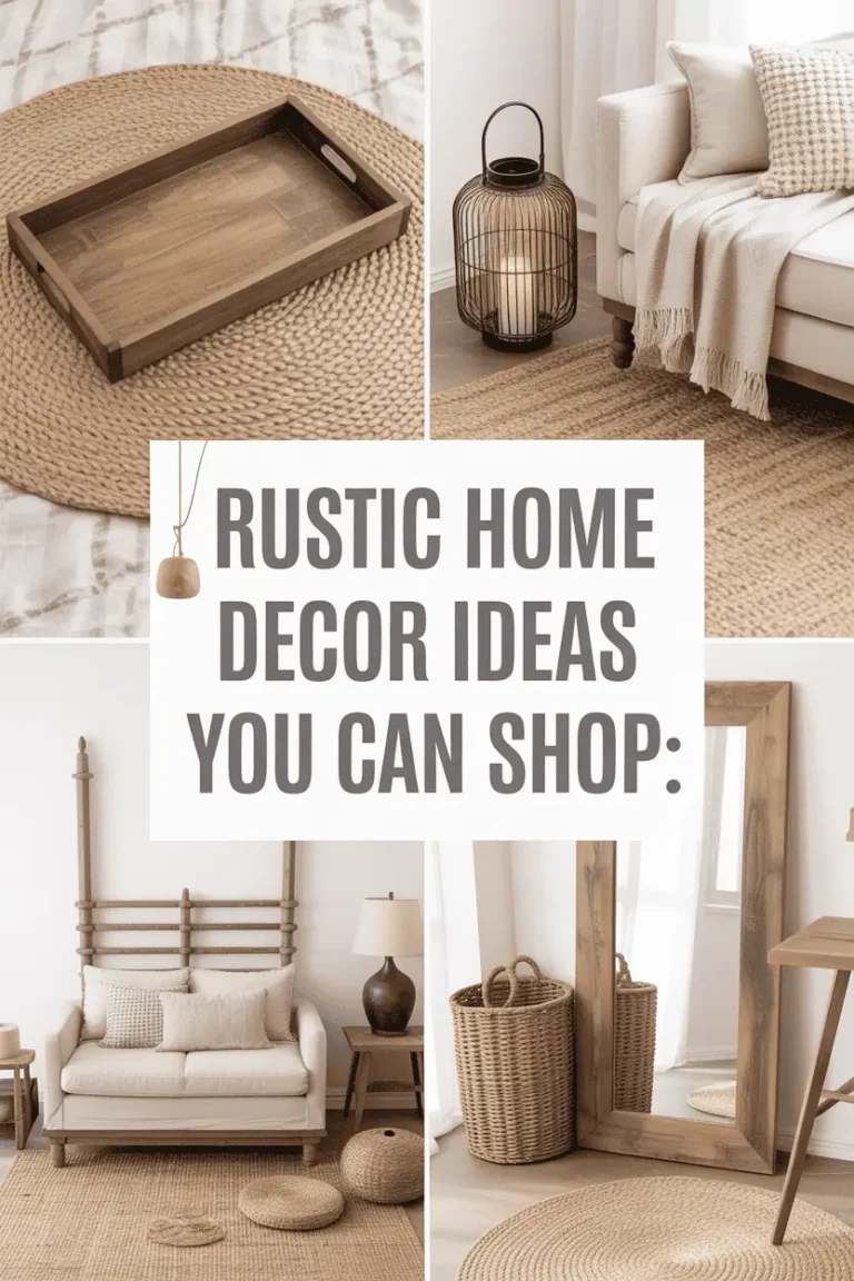🪵 10 Rustic Home Decor Essentials You Can Get on Amazon