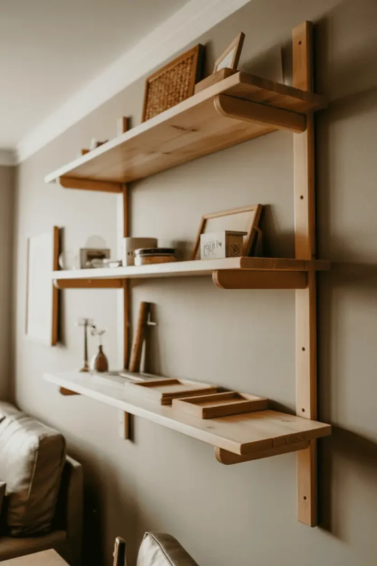 DIY Wood Shelves Anyone Can Do