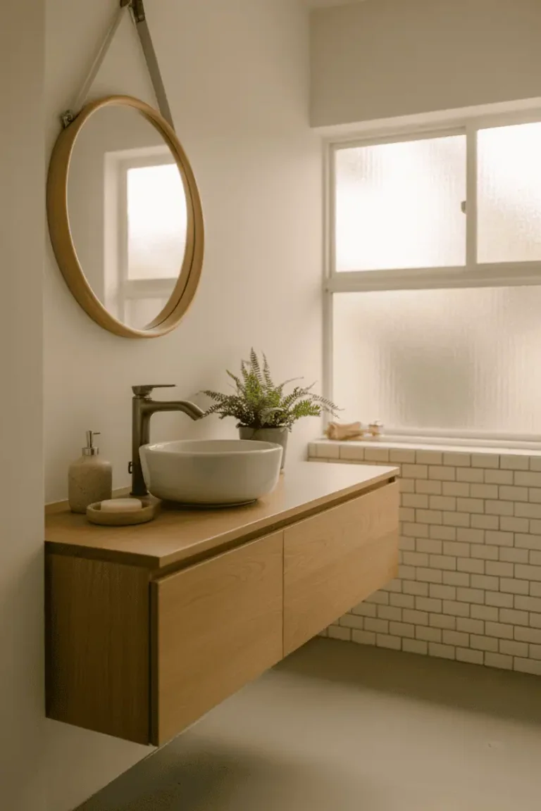 Japandi Wood Bathroom Ideas for Calm, Minimal Spaces